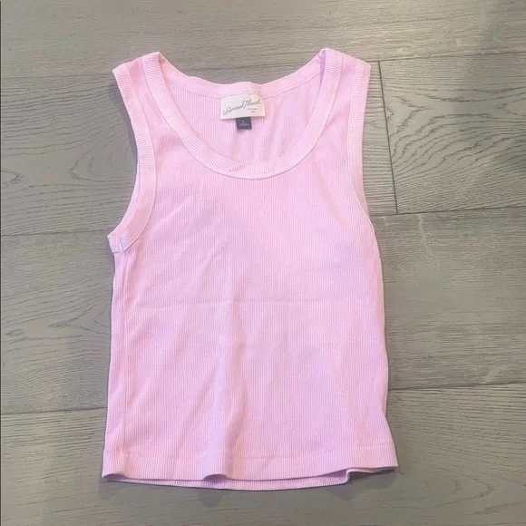 Universal Thread Light Pink Ribbed Tank Top - Picture 1 of 4